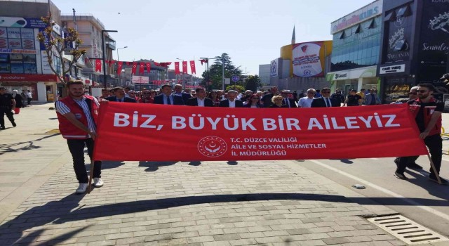 Aile Haftası etkinlikleri yürüyüş ile başladı