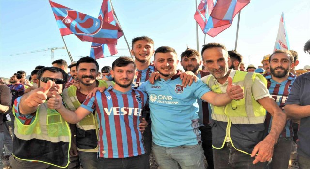 Akkuyu NGS çalışanları, Trabzonsporun şampiyonluğunu kutladı