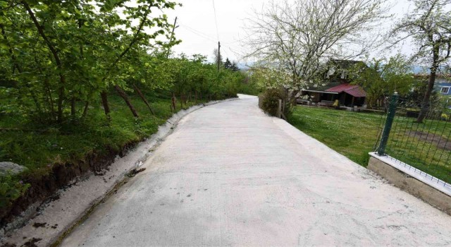Altınorduda 33 mahalle beton hizmetine kavuştu