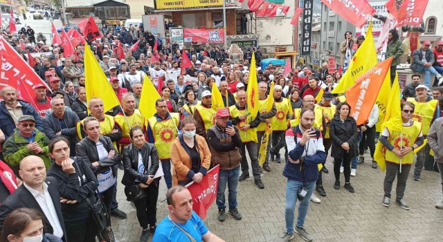 Artvinde 1 Mayıs İşçi Bayramı kutlamaları