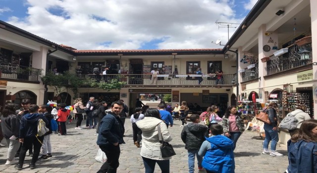 Atlıhana hafta sonu ziyaretçi akını