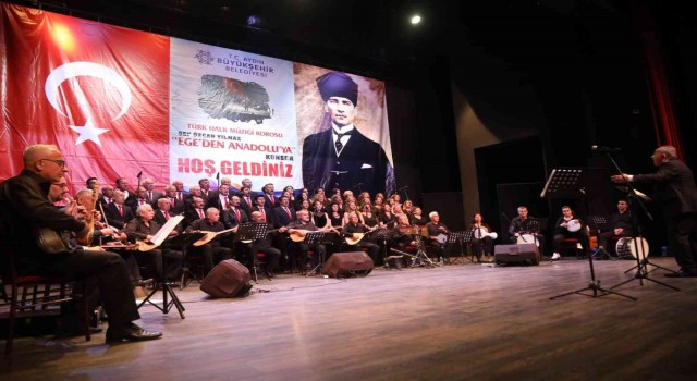 Aydın Büyükşehir Belediyesi Egeden Anadoluya konseri düzenlendi
