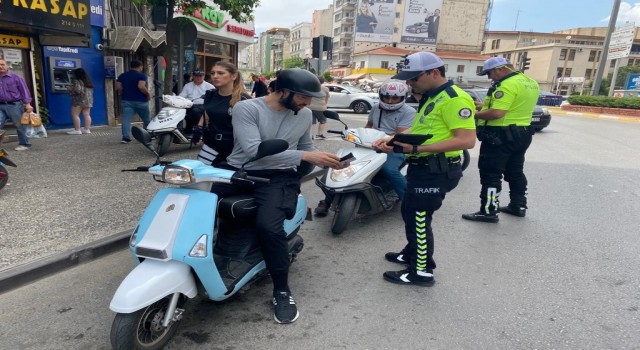 Aydındaki motosiklet denetimlerinde 37 sürücüye cezai işlem uygulandı