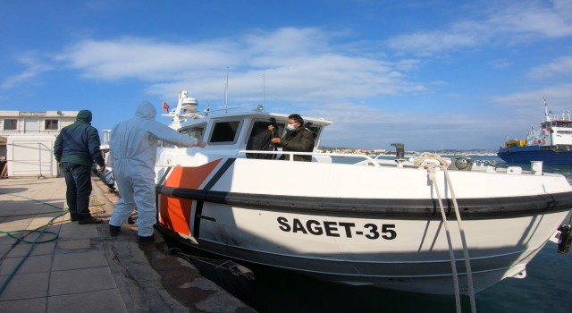 Ayvalıkta 34 göçmen yakalandı