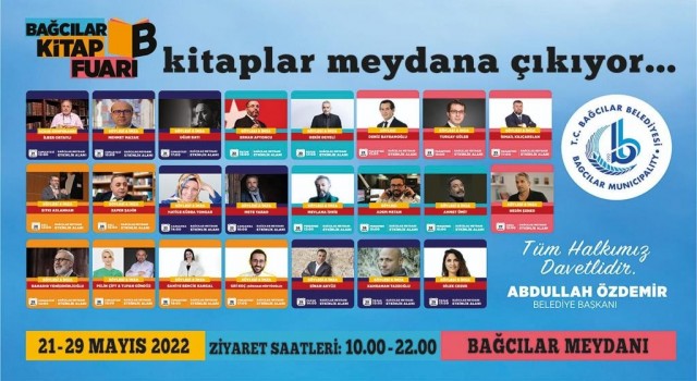 Bağcılar Kitap Fuarı, 21 Mayısta başlıyor