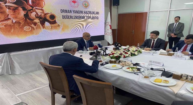 Bakan Kirişci, 2022 yılı ‘Orman Yangınları Hazırlık Değerlendirme Toplantısına katıldı