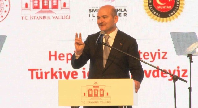 Bakanı Süleyman Soylu: “Siz bu ülkenin tek dereceden oyla seçilen yöneticilerisiniz, size güveniyoruz”