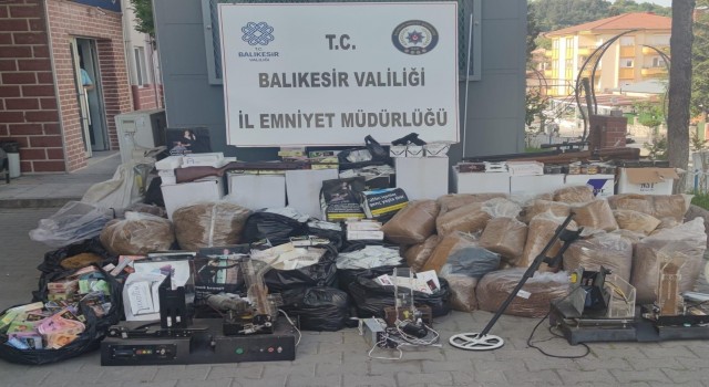 Balıkesirde kaçak tütün operasyonu