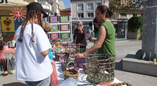 Balıkesirde özel öğrencilerin eserleri göz kamaştırdı