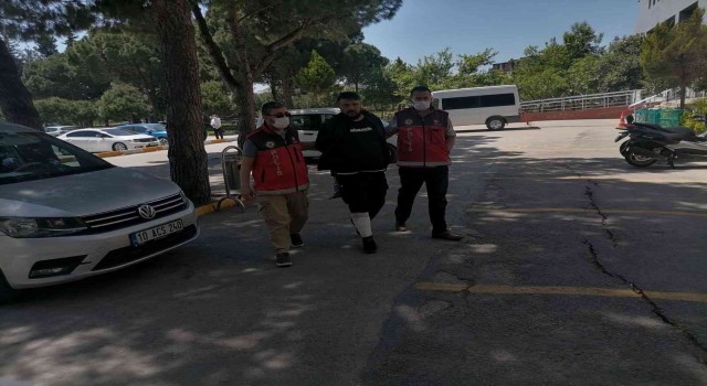 Balıkesirde polis 11 yıl hapis cezası olan şahsı yakaladı
