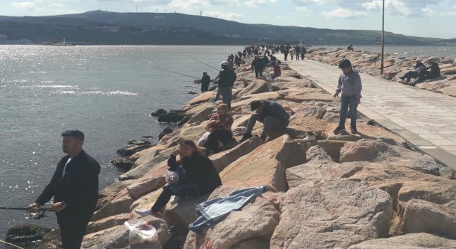 Bandırma iki günde hem kışı hem yazı yaşadı