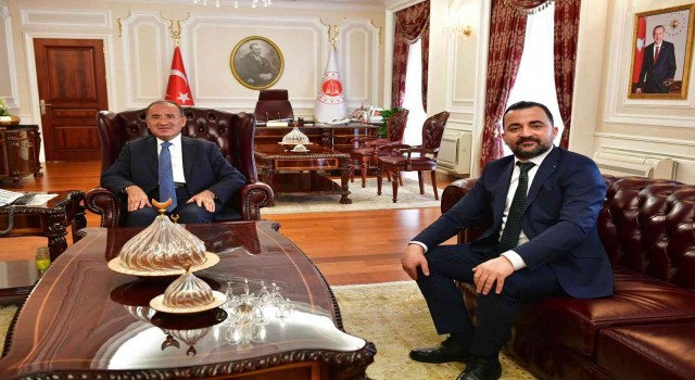 Baro Başkanı Aktürkten Adalet Bakanı Bozdağa ziyaret