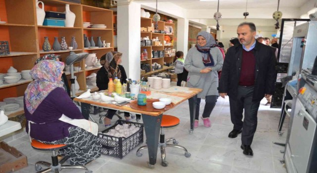 Başkan Aktaştan, Emet Kadın Girişimciler Kooperatifine ziyaret