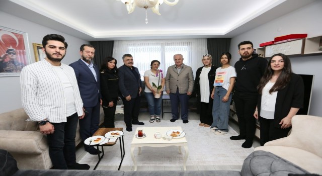 Başkan Aygün: Şehit ailelerimizin yanınızdayız