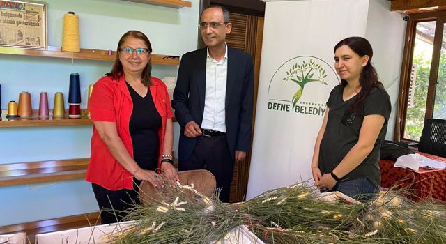 Başkan Güzel Defne Belediyesi Koza Evi’ni Ziyaret Etti