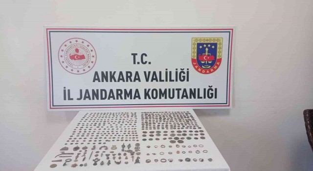 Başkentte tarihi eser kaçakçısına operasyon; 435 adet sikke ele geçirildi