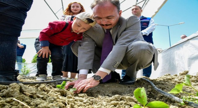 Bilecikte özel çocuklar için sera oluşturuldu