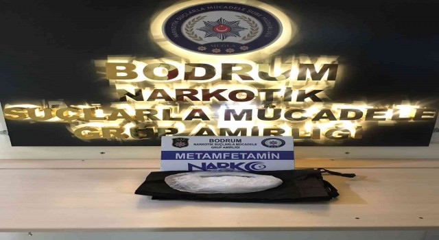 Bodruma uyuşturucu ile girerken yakalandı