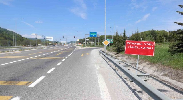 Bolu Dağı Tünelinin İstanbul yönü 35 gün trafiğe kapatıldı