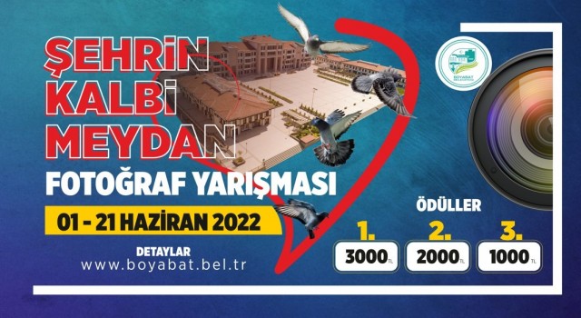 Boyabatın yeni meydanını en güzel fotoğraflayanlara büyük ödül