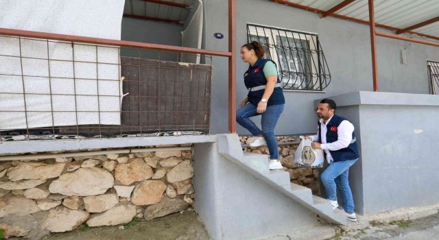 Bucada ihtiyaç sahiplerine yardım eli