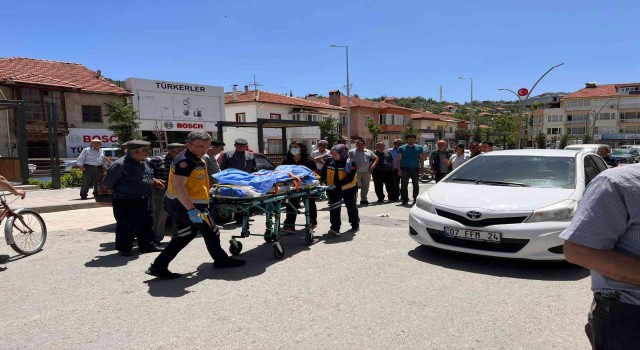 Bucakta trafik kazası: 1 yaralı