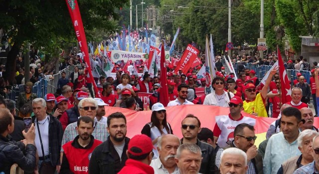 Bursada 1 Mayıs kutlamaları