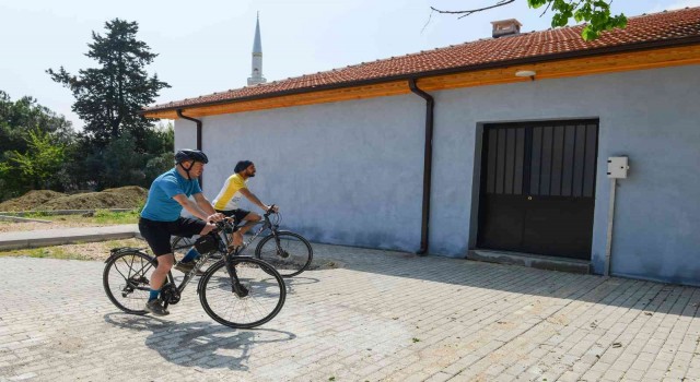 Bursada eski köy okulları bisiklet evi oluyor