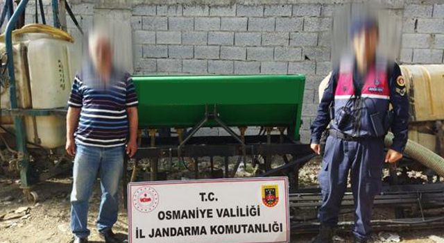 Çalınan tarım aletini JASAT buldu