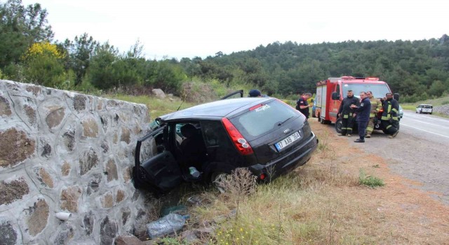 Çanakkalede trafik kazası: 3 yaralı