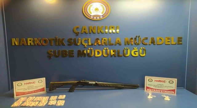 Çankırıda 166 adet sentetik hap ele geçirildi