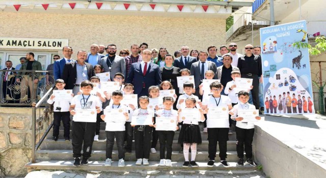 Çatakta ‘Robotik ve Kodlama sergisi açıldı