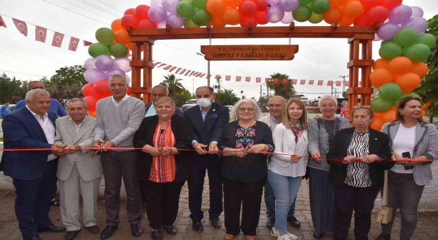 Ceyhanda Nedim Tarhan Parkı açıldı