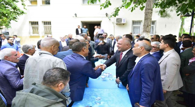 Ceylanpınarda bayramlaşma programına yoğun ilgi