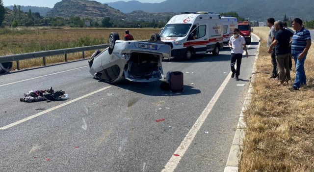 Çinede trafik kazası: 2 yaralı