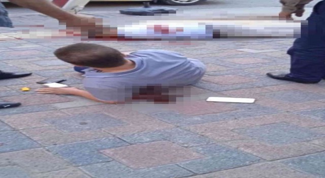 Cizrede cinayet anı güvenlik kamerasında