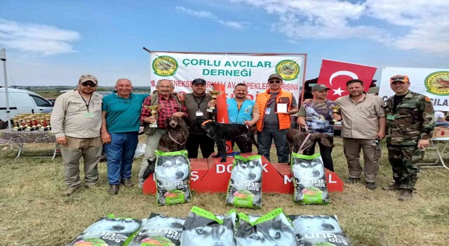 Çorluda köpek ırkları yarışması düzenlendi