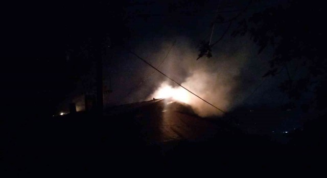 Çorluda korkutan yangın