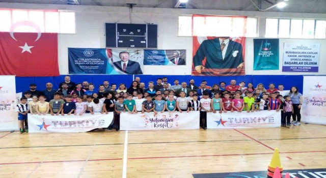 Çorludaki öğrencilere sportif yetenek taraması yapıldı