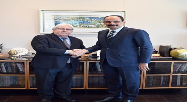 Cumhurbaşkanlığı Sözcüsü Kalın, BM Genel Sekreter Yardımcısı Griffithsle görüştü