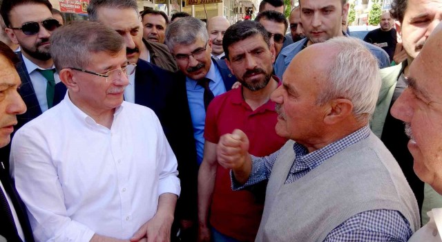 Davutoğluna Adıyamanda HDP ve CHP tepkisi