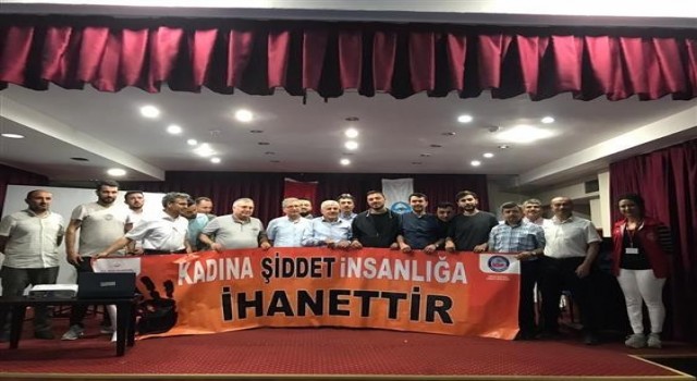 Din görevlilerine kadına yönelik şiddetle mücadele konulu seminer verildi