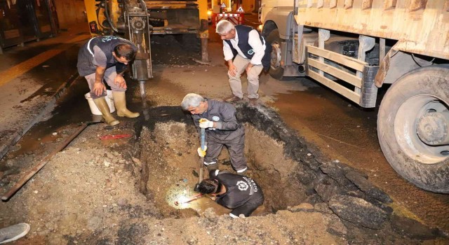 DİSKİden fiziki su kaçaklarına müdahale