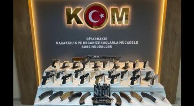 Diyarbakırda yasa dışı silah ticareti operasyonu