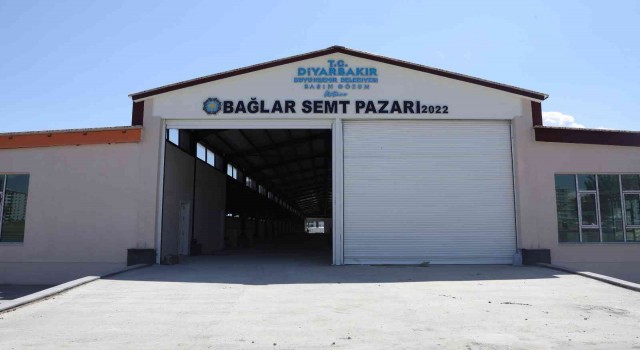 Diyarbakırın ilk kapalı semt pazarında çalışmalarda sona gelindi