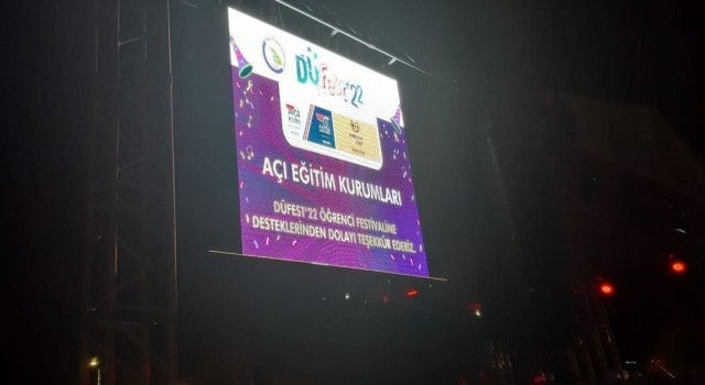 DÜFest 2022de Açı Eğitim kurumundan destek