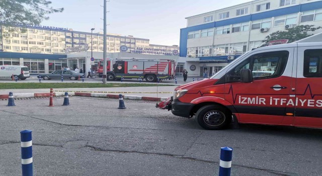 Ege Üniversitesi Tıp Fakültesi Hastanesinde yangın paniği