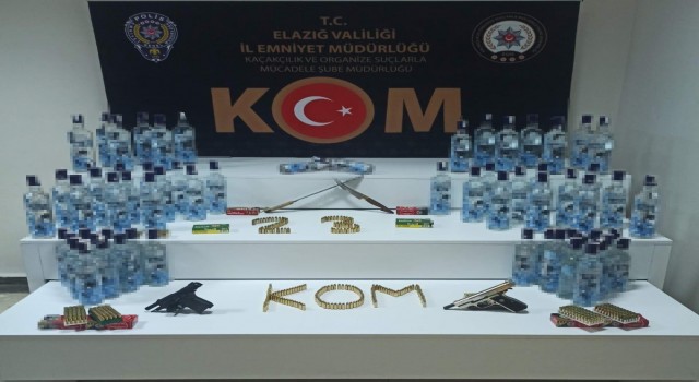 Elazığda sahte içki operasyonu