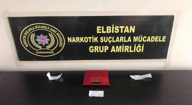 Elbistandaki uyuşturucu operasyonunda 1 tutuklama