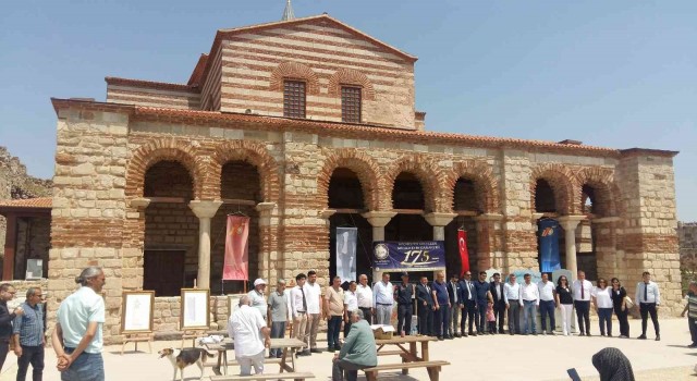 Enez Fatih Camiinde Ayasofya Vakfiyesi sergilendi